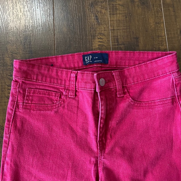 GAP Pink Denim Leggings - Picture 3 of 7
